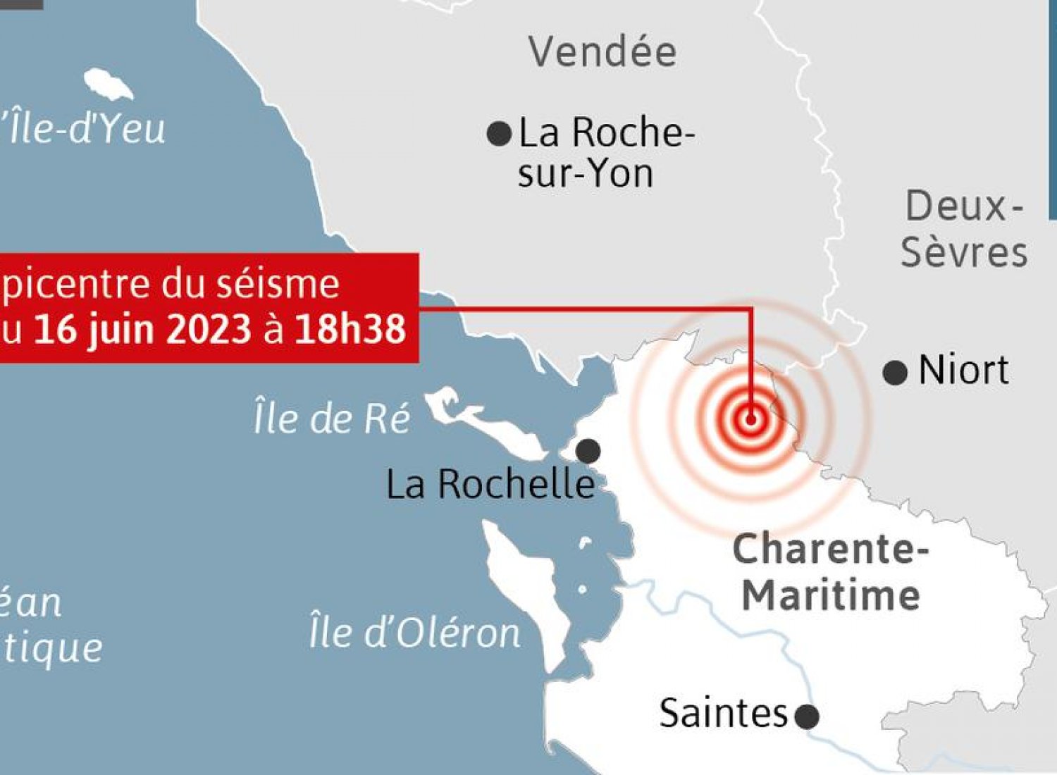 Le séisme a touché la Charente-Maritime le 16 juin dernier.